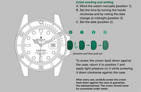 how to change the date on a rolex|rolex setting date and time.